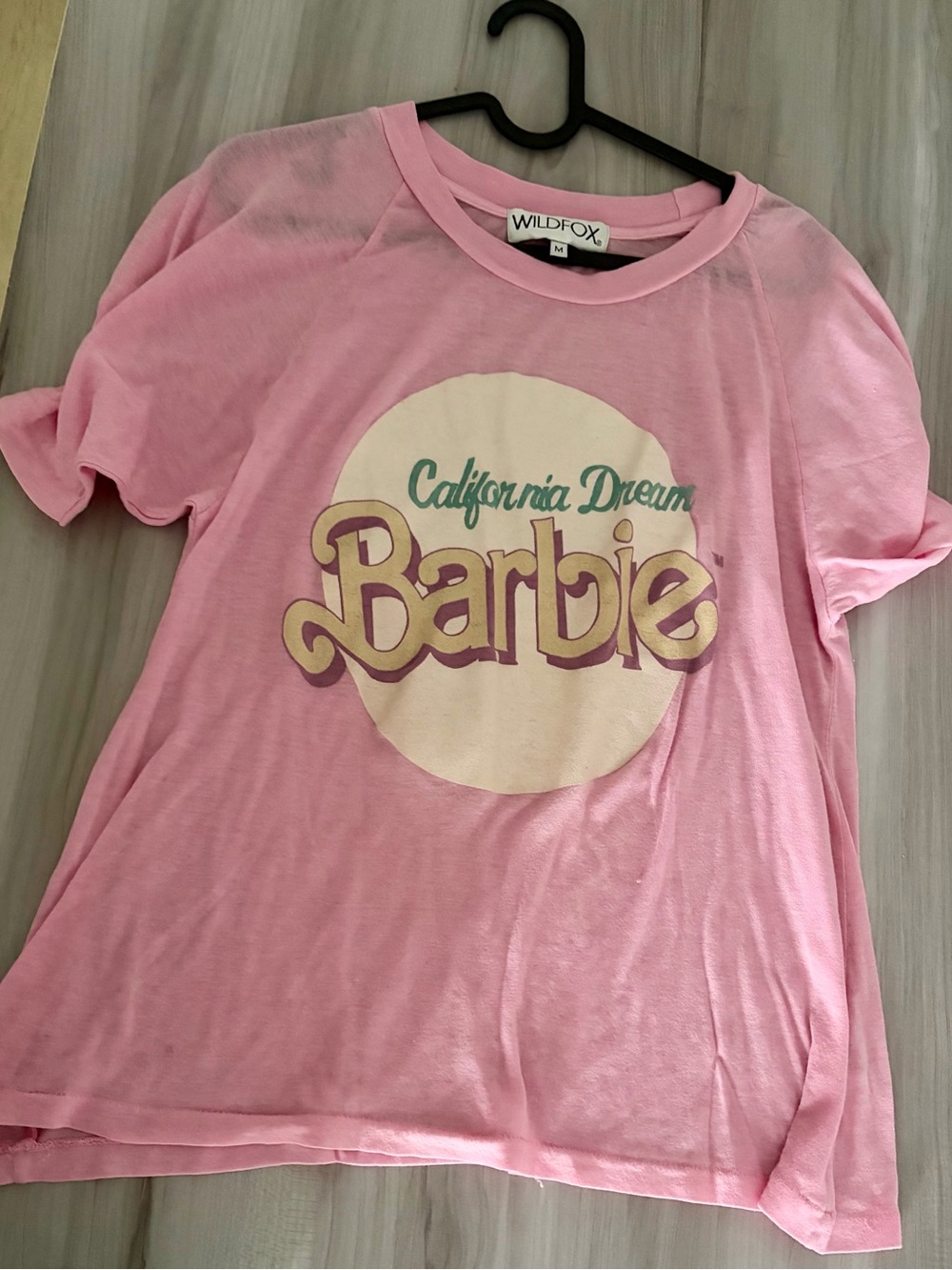 Wildfox Pink Barbie California Dream Graphic Tee